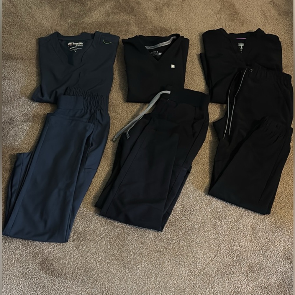 Three Pairs of Scrubs XS/S